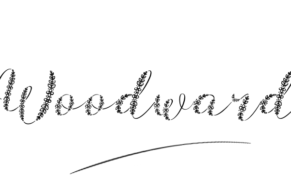 The best stylish Woodward name signature simple easy in English