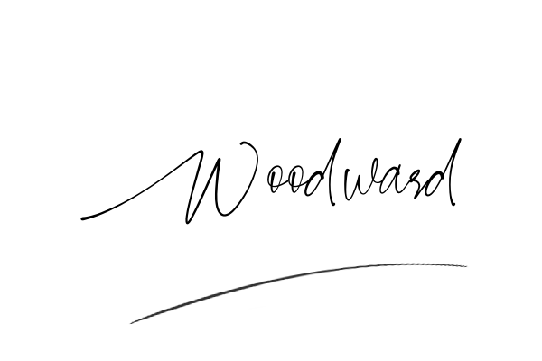 The best stylish Woodward name signature simple easy in English