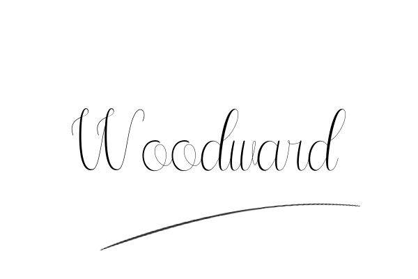 The best stylish Woodward name signature simple easy in English