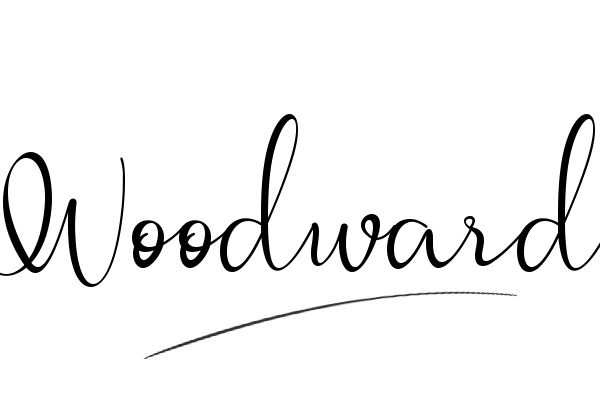 The best stylish Woodward name signature simple easy in English