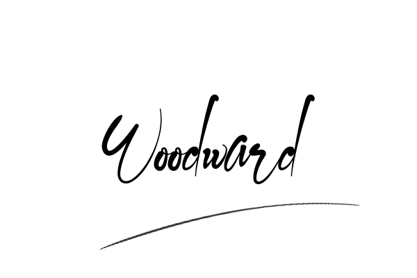 The best stylish Woodward name signature simple easy in English