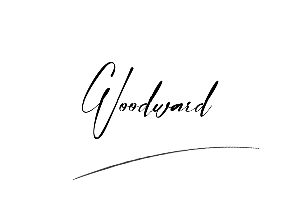 The best stylish Woodward name signature simple easy in English
