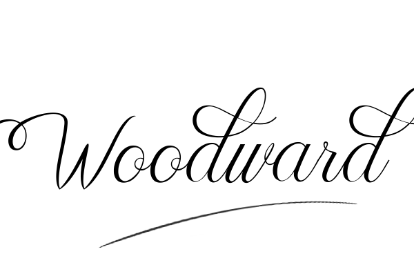 The best stylish Woodward name signature simple easy in English
