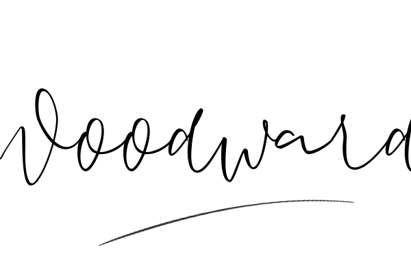 The best stylish Woodward name signature simple easy in English