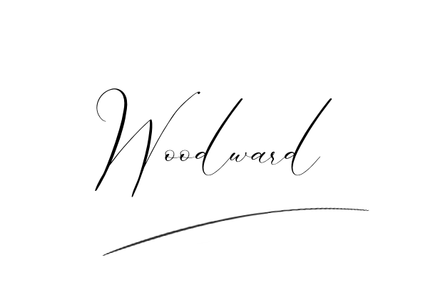 The best stylish Woodward name signature simple easy in English