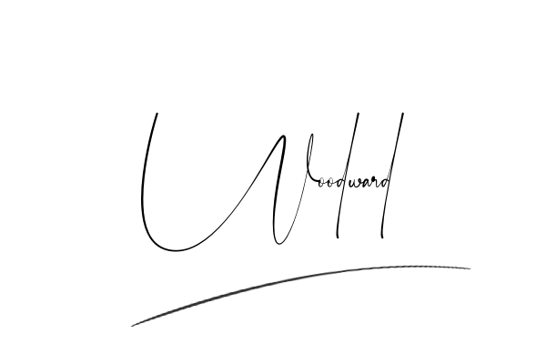 The best stylish Woodward name signature simple easy in English