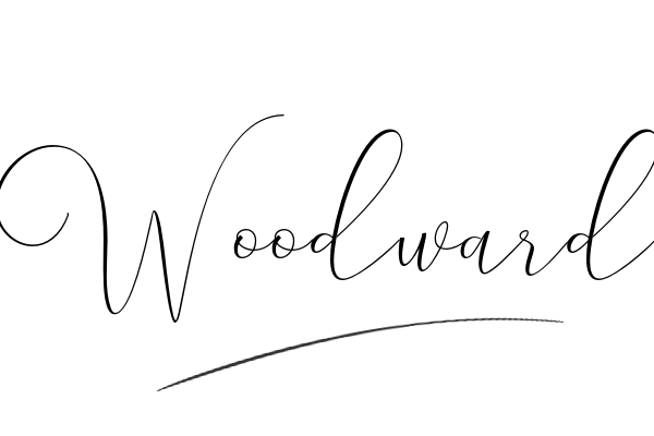 The best stylish Woodward name signature simple easy in English