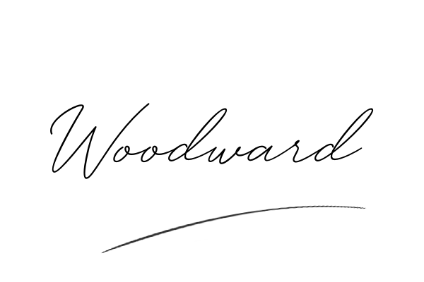 The best stylish Woodward name signature simple easy in English