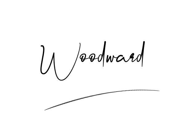 The best stylish Woodward name signature simple easy in English