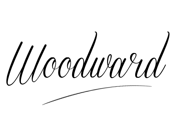 The best stylish Woodward name signature simple easy in English