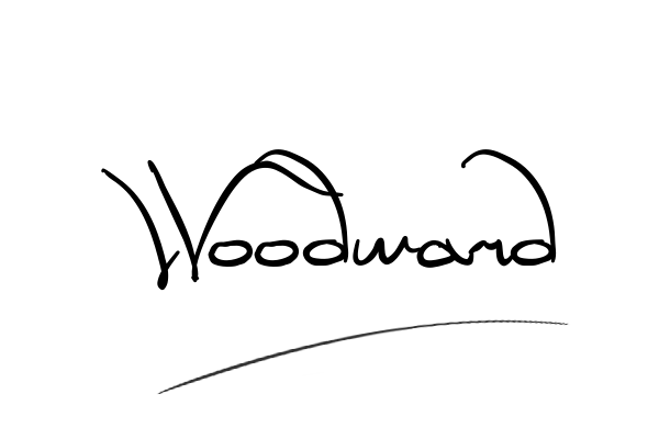The best stylish Woodward name signature simple easy in English