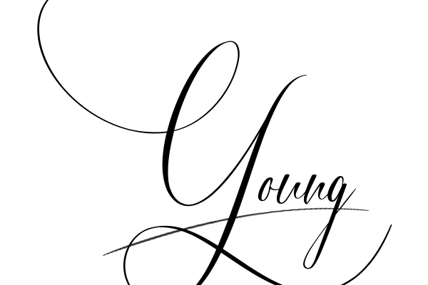 The best stylish Young name signature simple easy in English