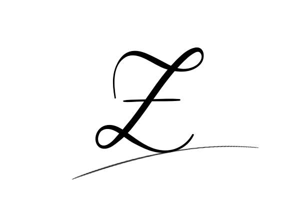 The best stylish Z name signature simple easy in English