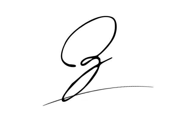 The best stylish Z name signature simple easy in English