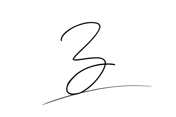 The best stylish Z name signature simple easy in English