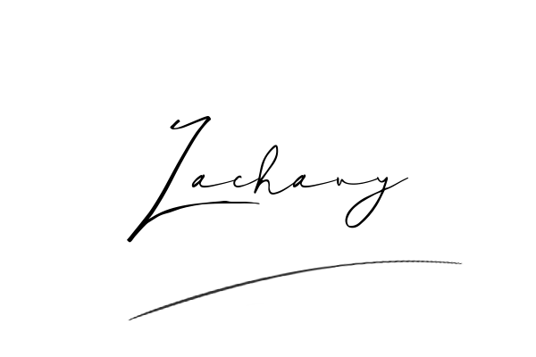The best stylish Zachary name signature simple easy in English