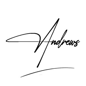 The best stylish Andrews name signature simple easy in English