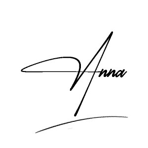 The best stylish Anna name signature simple easy in English