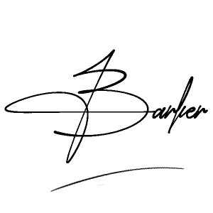 The best stylish Barker name signature simple easy in English