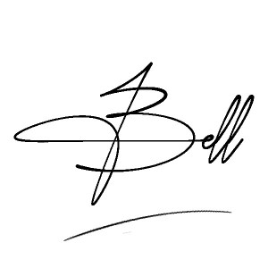 The best stylish Bell name signature simple easy in English