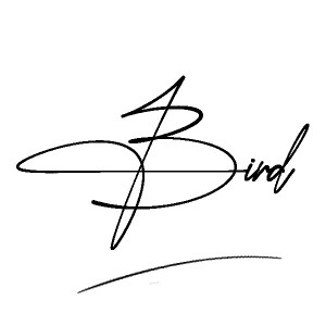 The best stylish Bird name signature simple easy in English