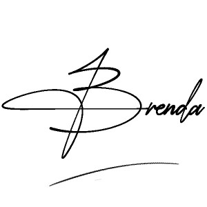 The best stylish Brenda name signature simple easy in English