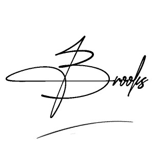 The best stylish Brooks name signature simple easy in English