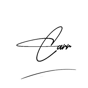 The best stylish Carr name signature simple easy in English