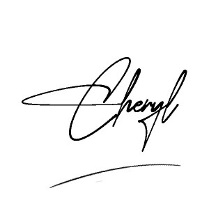 The best stylish Cheryl name signature simple easy in English
