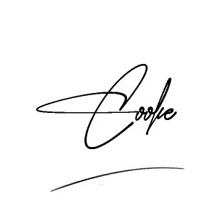 The best stylish Cooke name signature simple easy in English