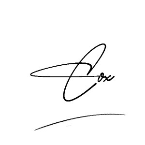 The best stylish Cox name signature simple easy in English