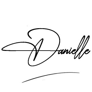 The best stylish Danielle name signature simple easy in English