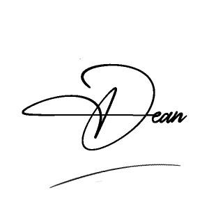 The best stylish Dean name signature simple easy in English