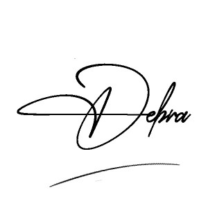 The best stylish Debra name signature simple easy in English