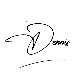 The best stylish Dennis name signature simple easy in English