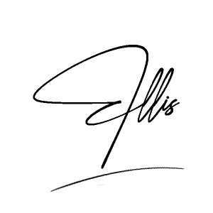The best stylish Ellis name signature simple easy in English