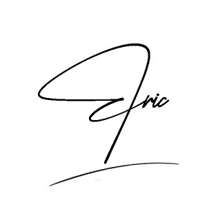 The best stylish Eric name signature simple easy in English