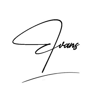 The best stylish Evans name signature simple easy in English