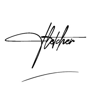 The best stylish Fletcher name signature simple easy in English