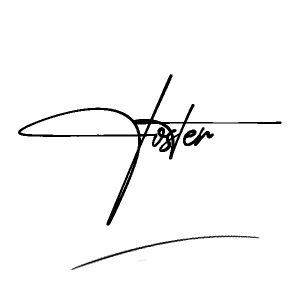 The best stylish Foster name signature simple easy in English