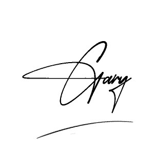 The best stylish Gary name signature simple easy in English