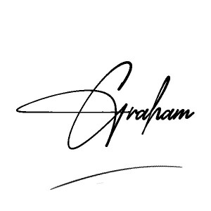 The best stylish Graham name signature simple easy in English