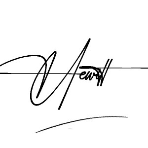 The best stylish Hewitt name signature simple easy in English