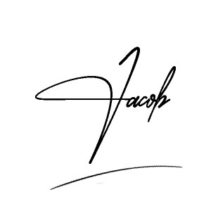 The best stylish Jacob name signature simple easy in English