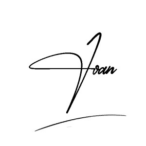 The best stylish Joan name signature simple easy in English