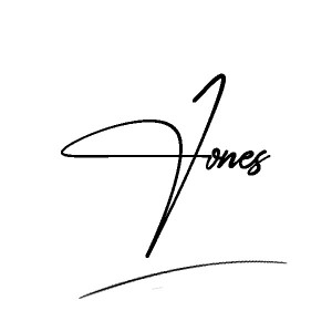 The best stylish Jones name signature simple easy in English