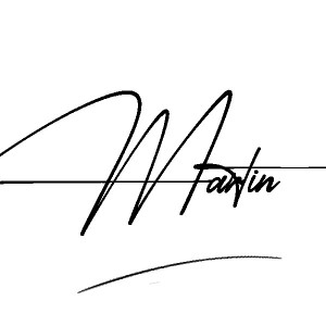 The best stylish Martin name signature simple easy in English