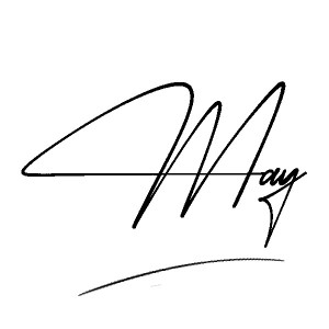 The best stylish May name signature simple easy in English