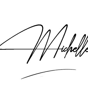 The best stylish Michelle name signature simple easy in English