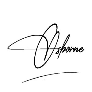 The best stylish Osborne name signature simple easy in English